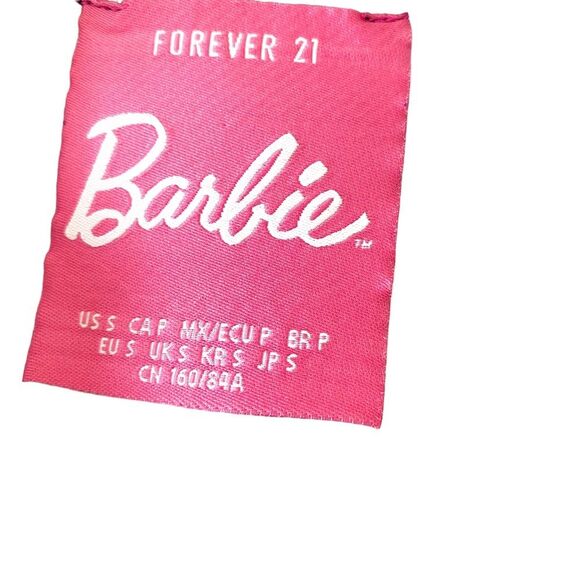 Forever 21 Black White Barbie Graphic Print Sleeveless Tank Bodysuit Size Small - Picture 4 of 5